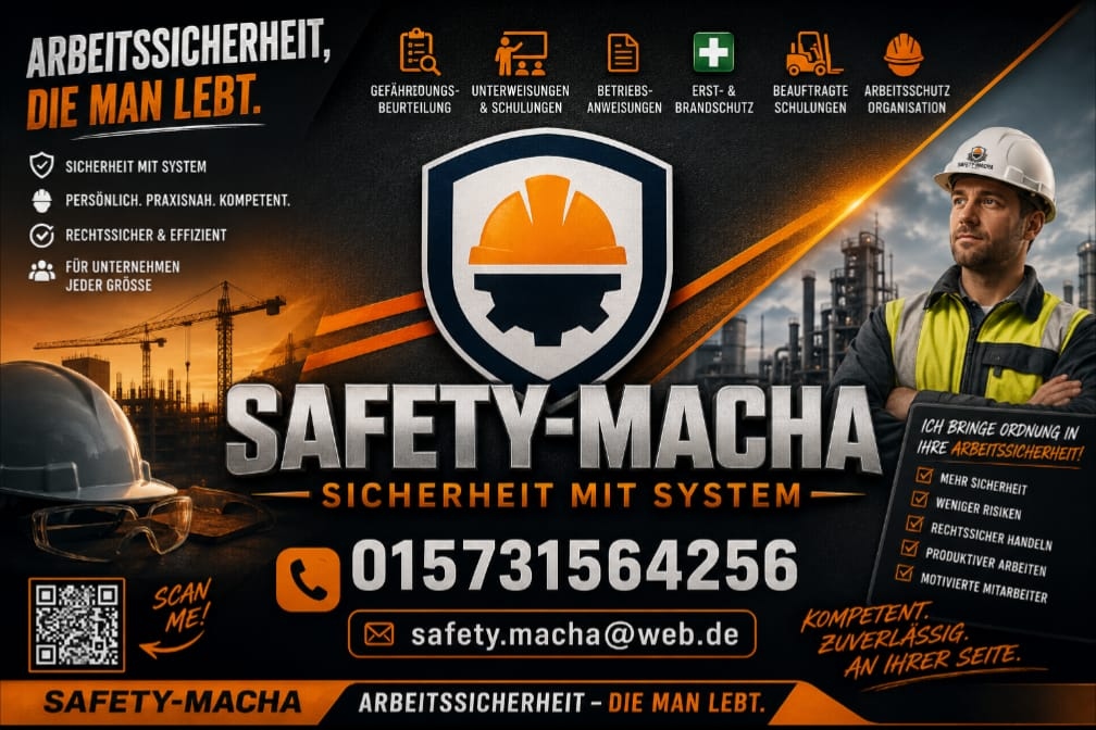 SafetyMacha - Arbeitssicherheit mit System, Arbeitssicherheit die man lebt